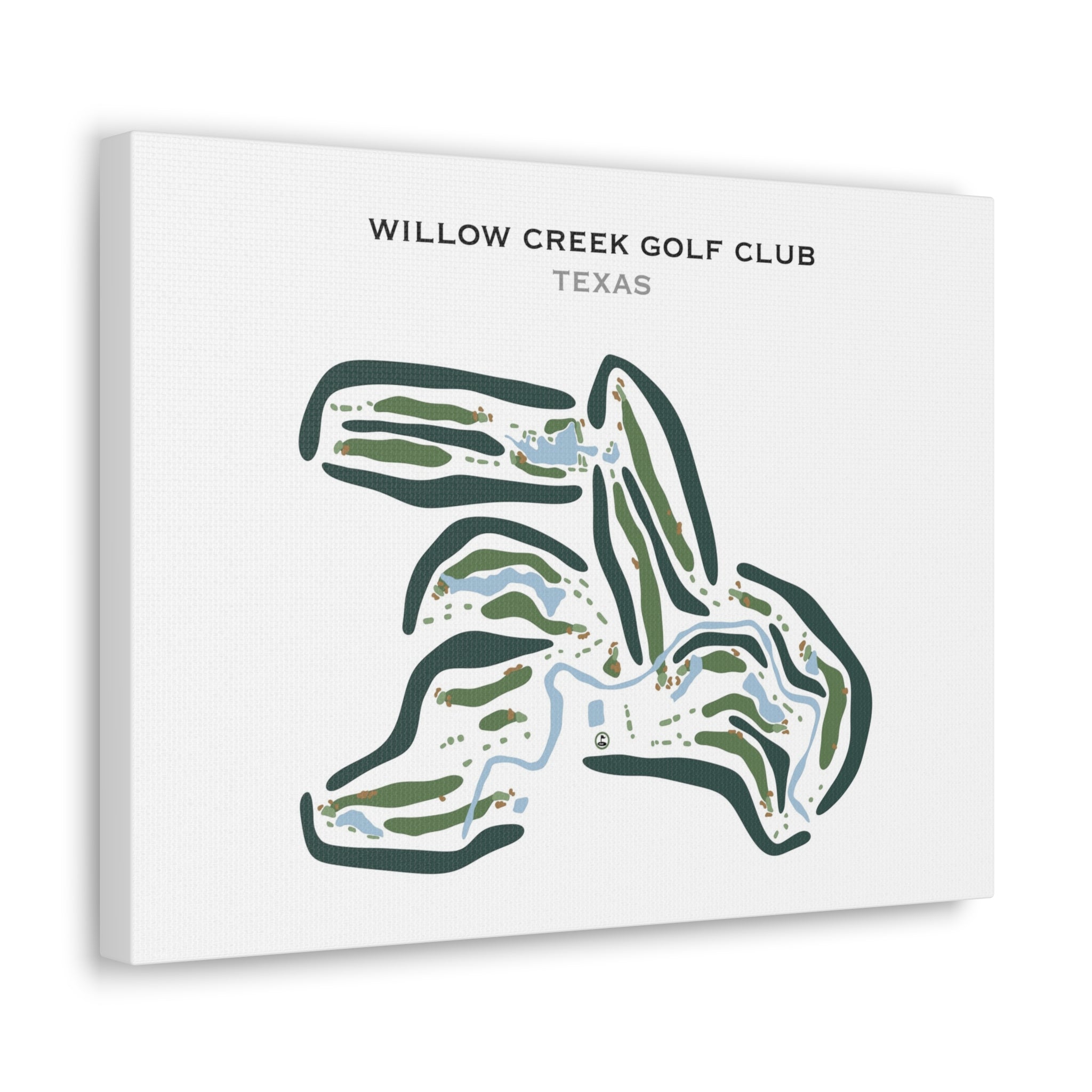 Willow Creek Golf Club, Texas - Printed Golf Courses