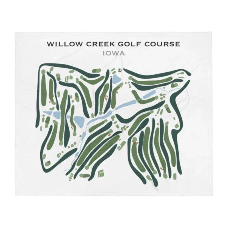 Willow Creek Golf Course, Iowa - Printed Golf Course