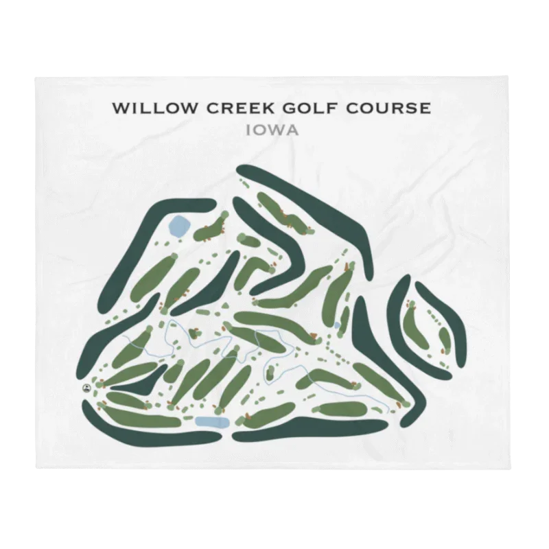 Willow Creek Golf Course, Iowa - Printed Golf Courses