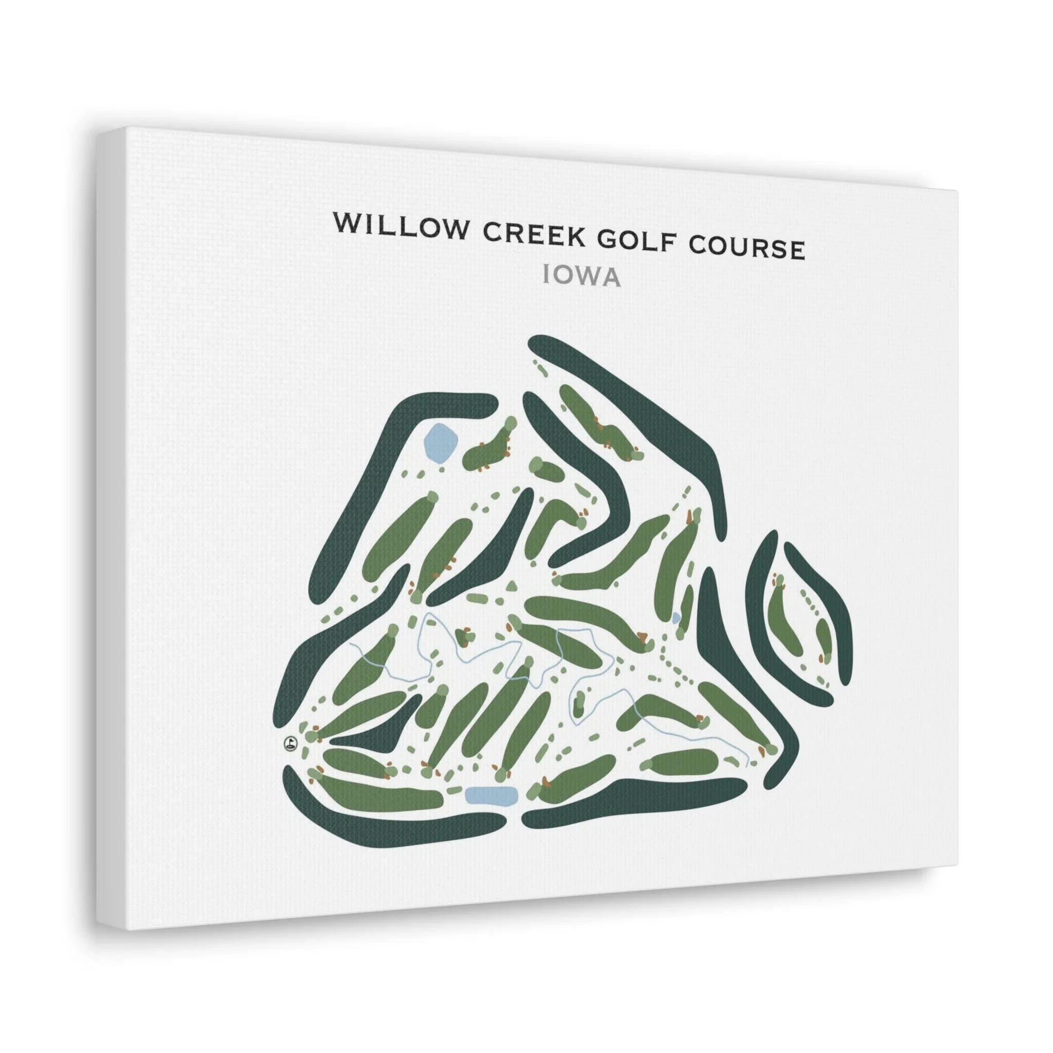 Willow Creek Golf Course, Iowa - Printed Golf Courses