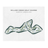 Willow Creek Golf Course, North Carolina - Printed Golf Courses