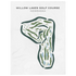 Willow Lakes Golf Course, Nebraska - Printed Golf Courses