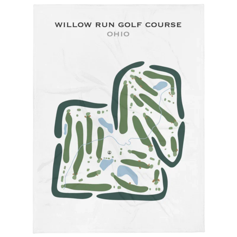 Willow Run Golf Course, Ohio - Printed Golf Courses