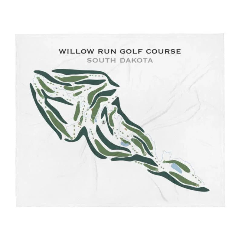 Willow Run Golf Course, South Dakota - Printed Golf Courses