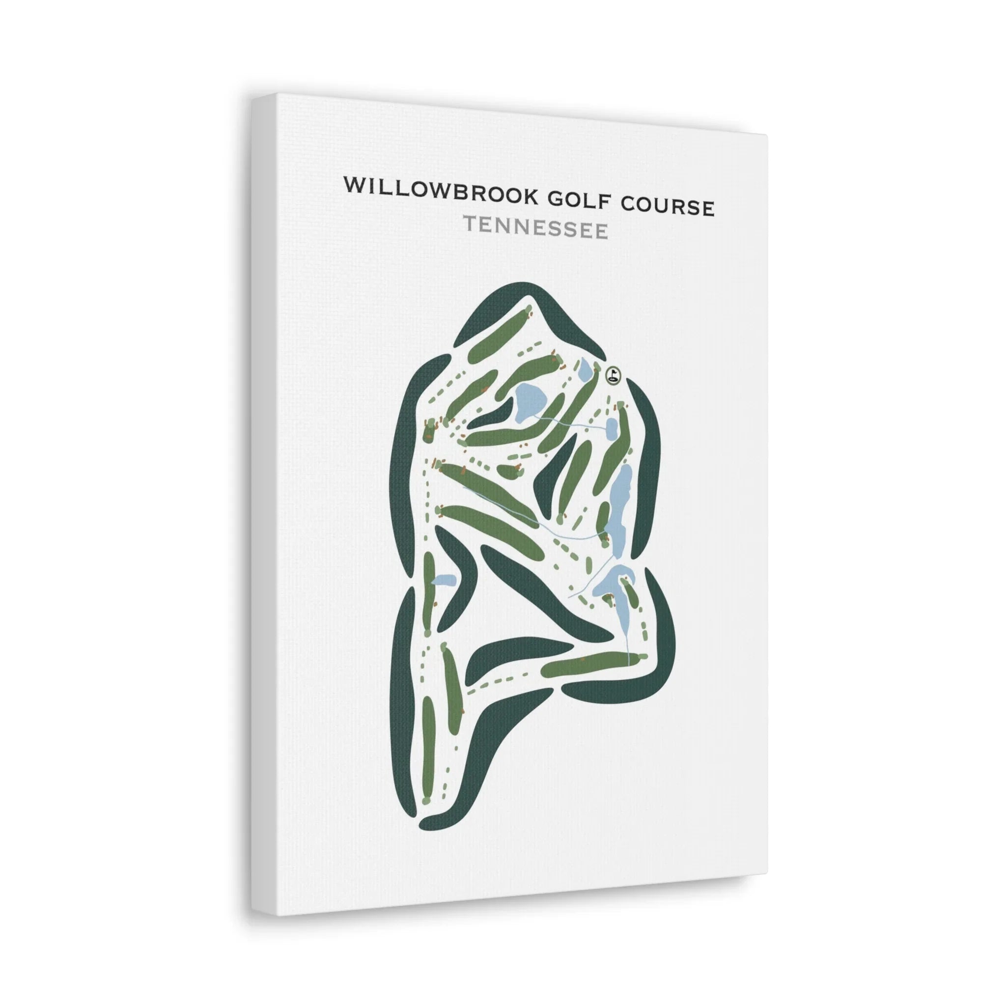 WillowBrook Golf Course, Tennessee - Printed Golf Courses