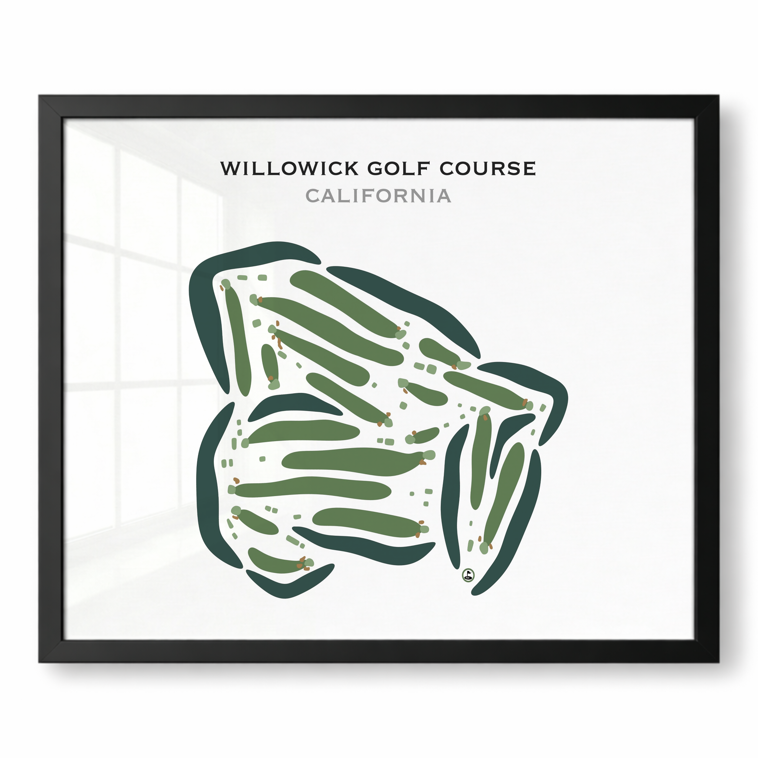 Willowick Golf Course, California - Printed Golf Courses