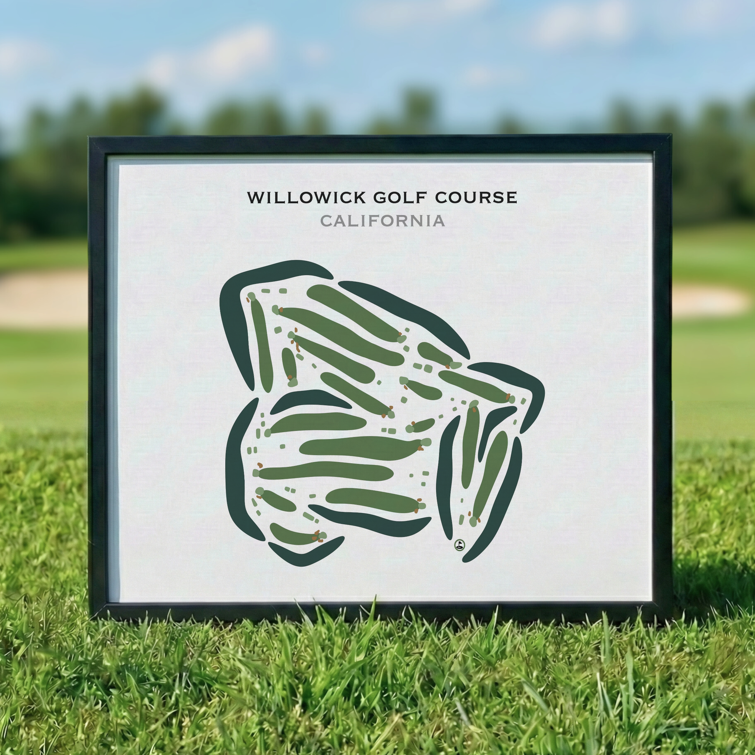 Willowick Golf Course, California - Printed Golf Courses