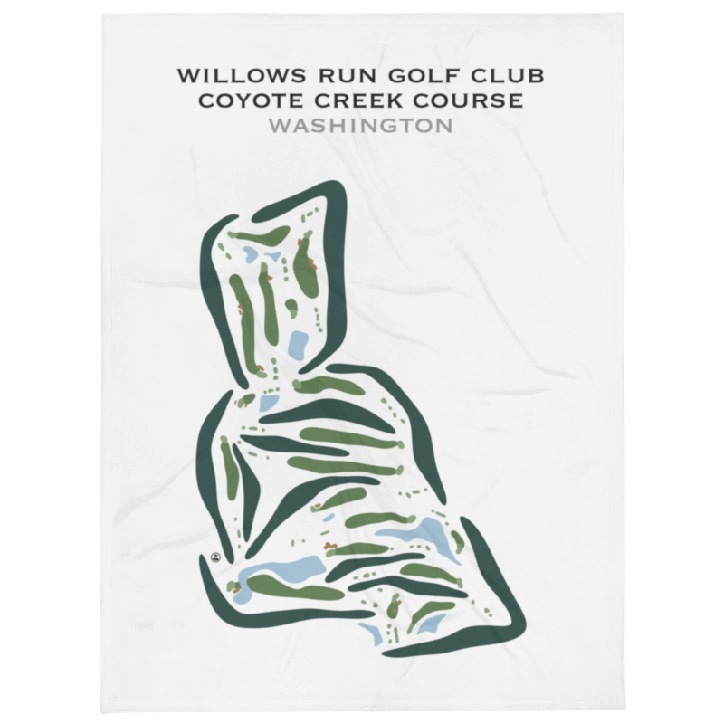 Willows Run Golf Club - Coyote Creek Course, Washington - Printed Golf Courses