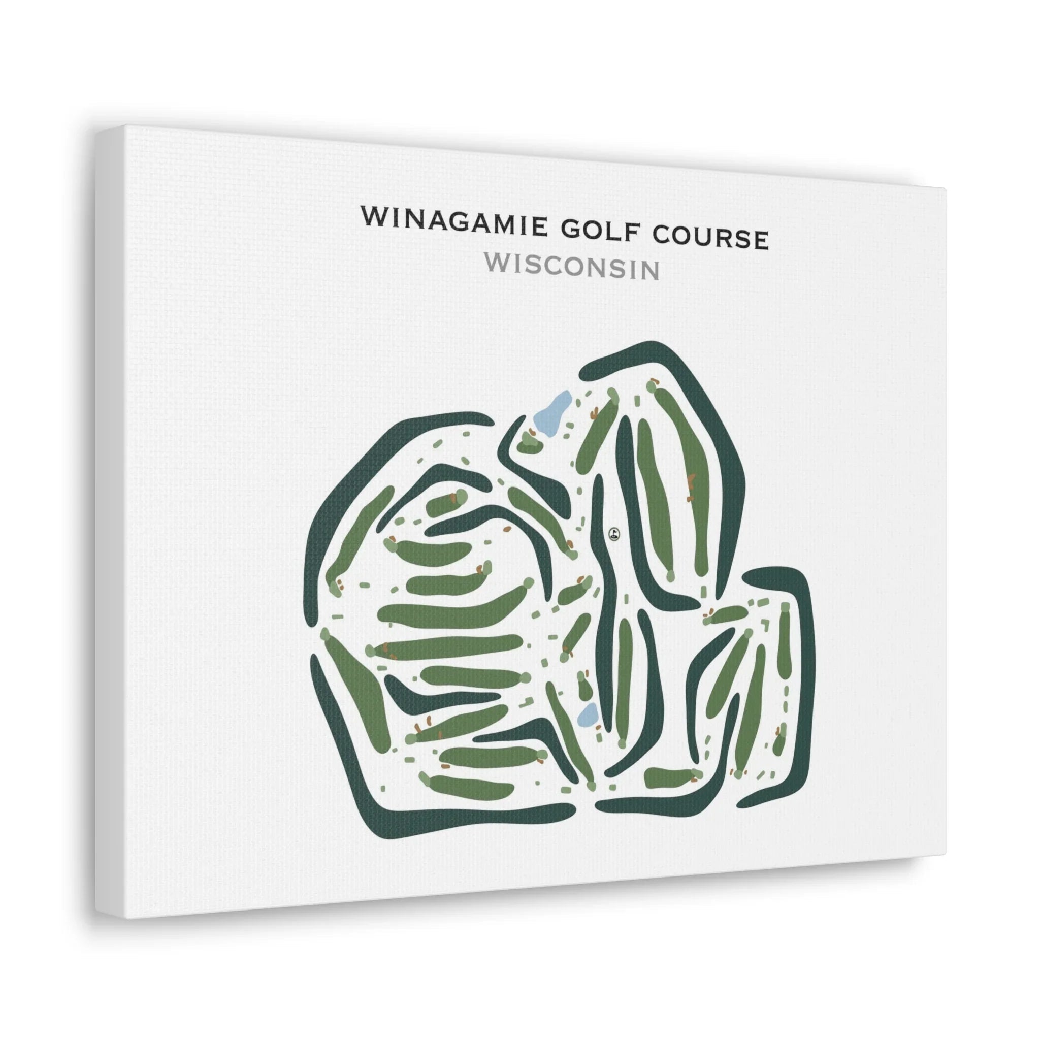Winagamie Golf Course, Wisconsin - Printed Golf Courses
