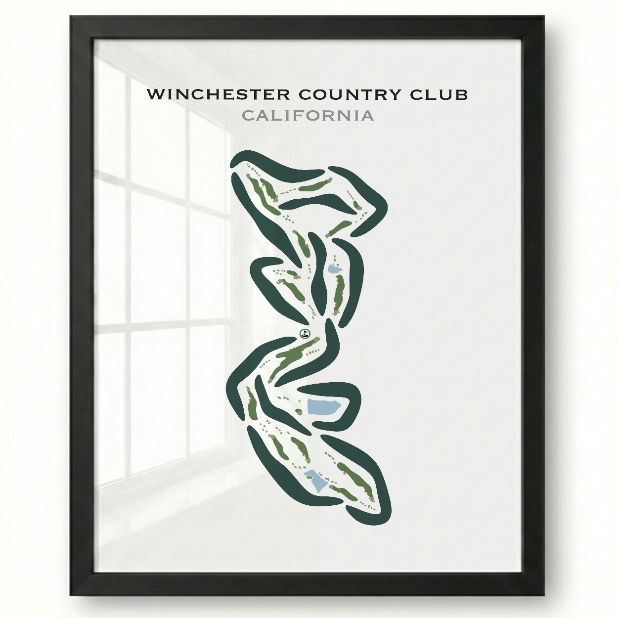 Winchester Country Club, California - Printed Golf Courses