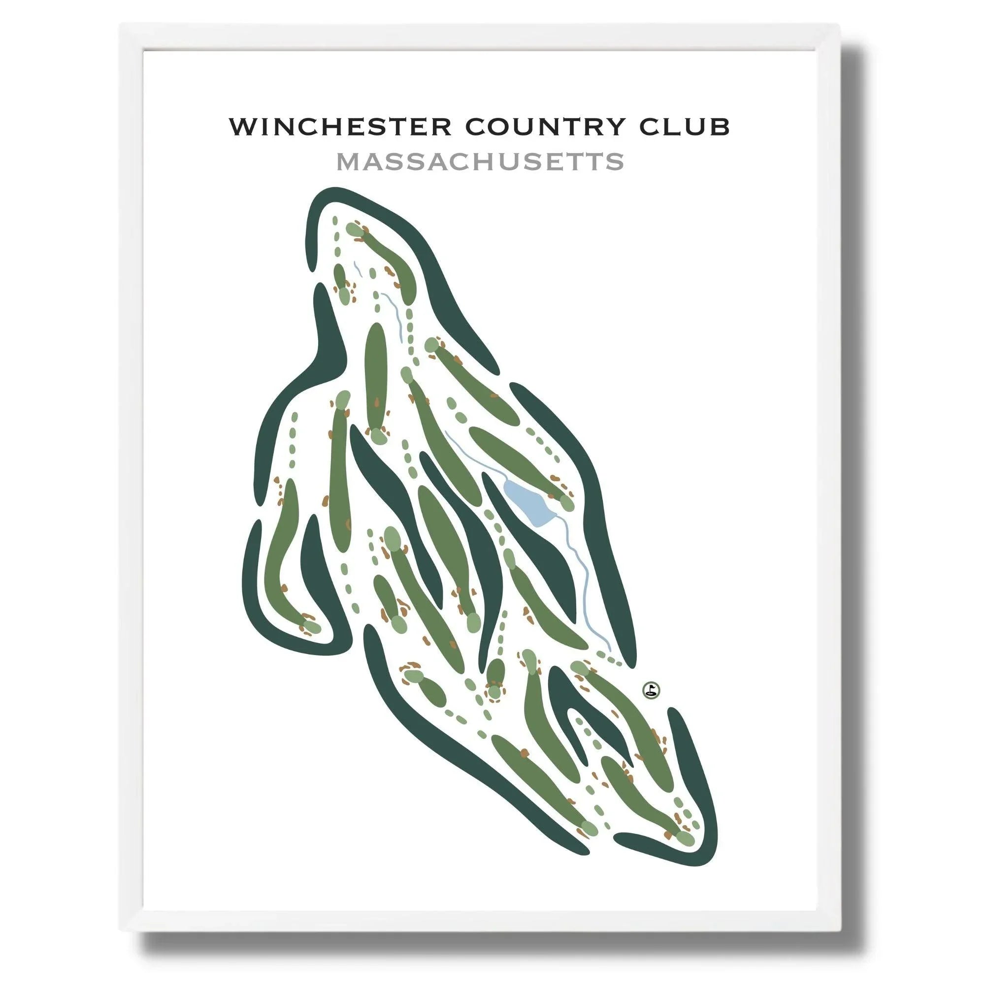 Winchester Country Club, Massachusetts - Printed Golf Courses
