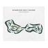 WindRiver Golf Course, Tennessee - Printed Golf Courses