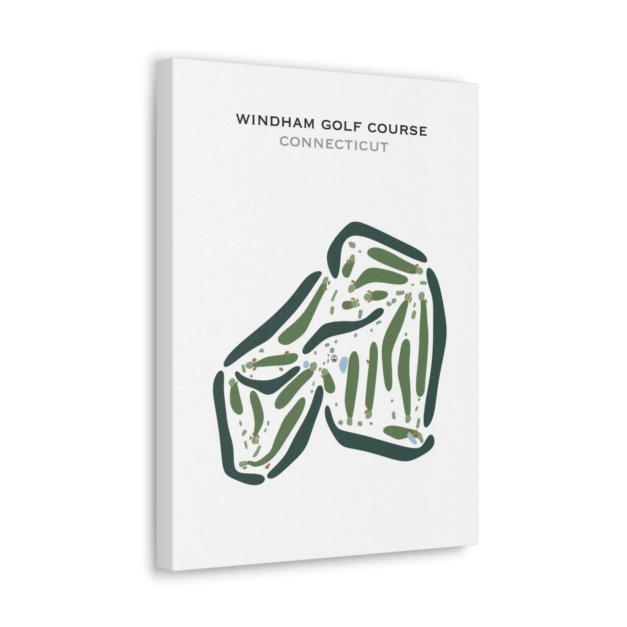 Windham Golf Course, Connecticut - Printed Golf Courses