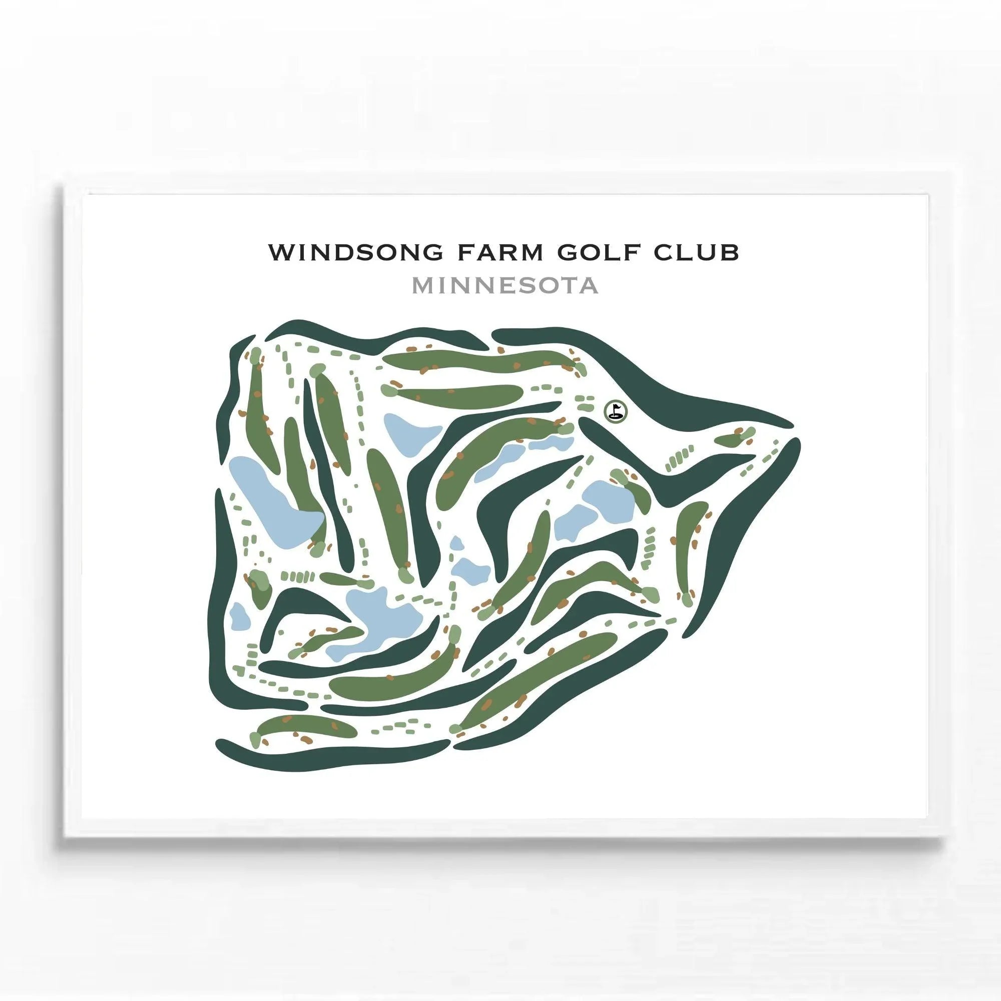 Windsong Farm Golf Club, Minnesota - Printed Golf Courses
