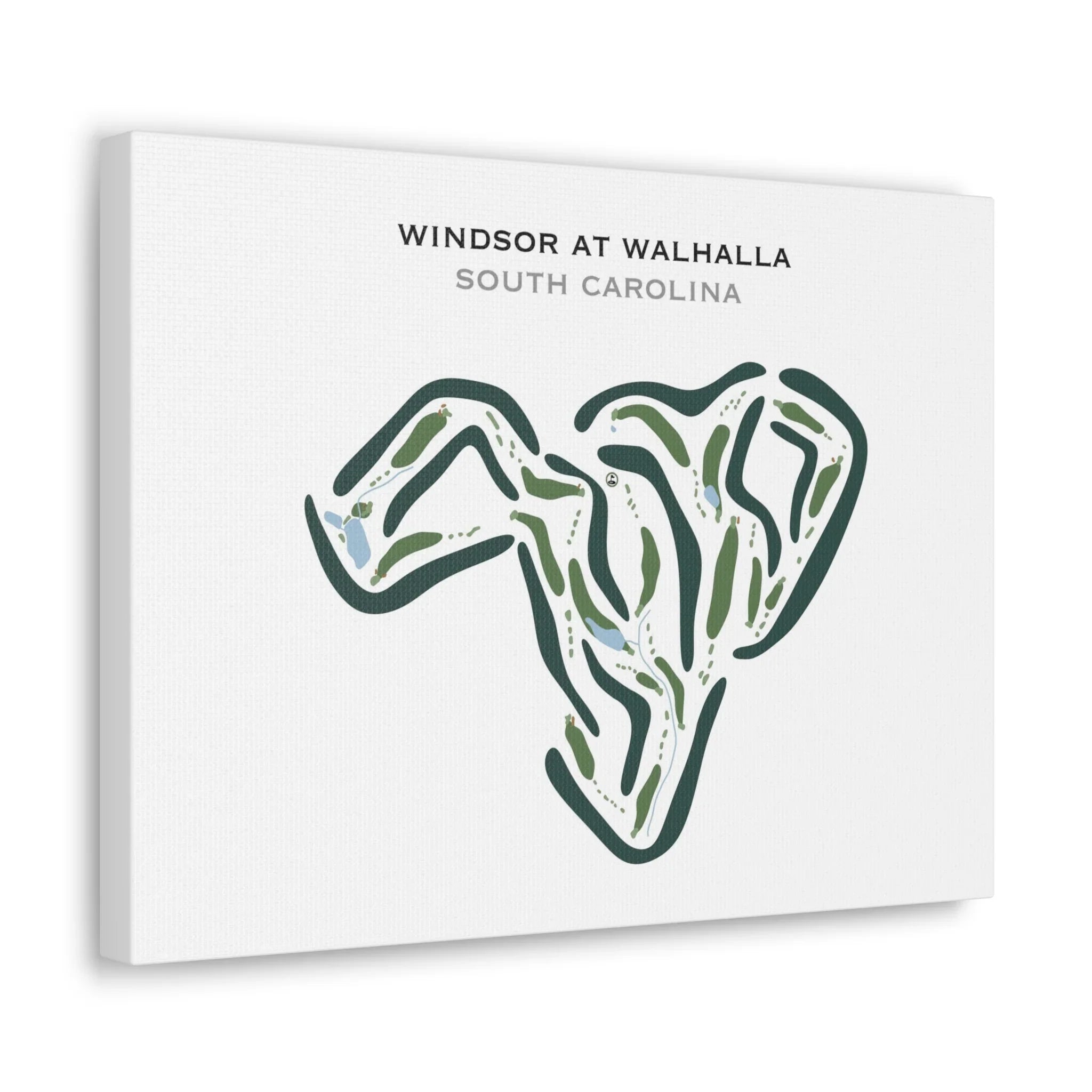 Windsor At Walhalla, South Carolina - Printed Golf Course