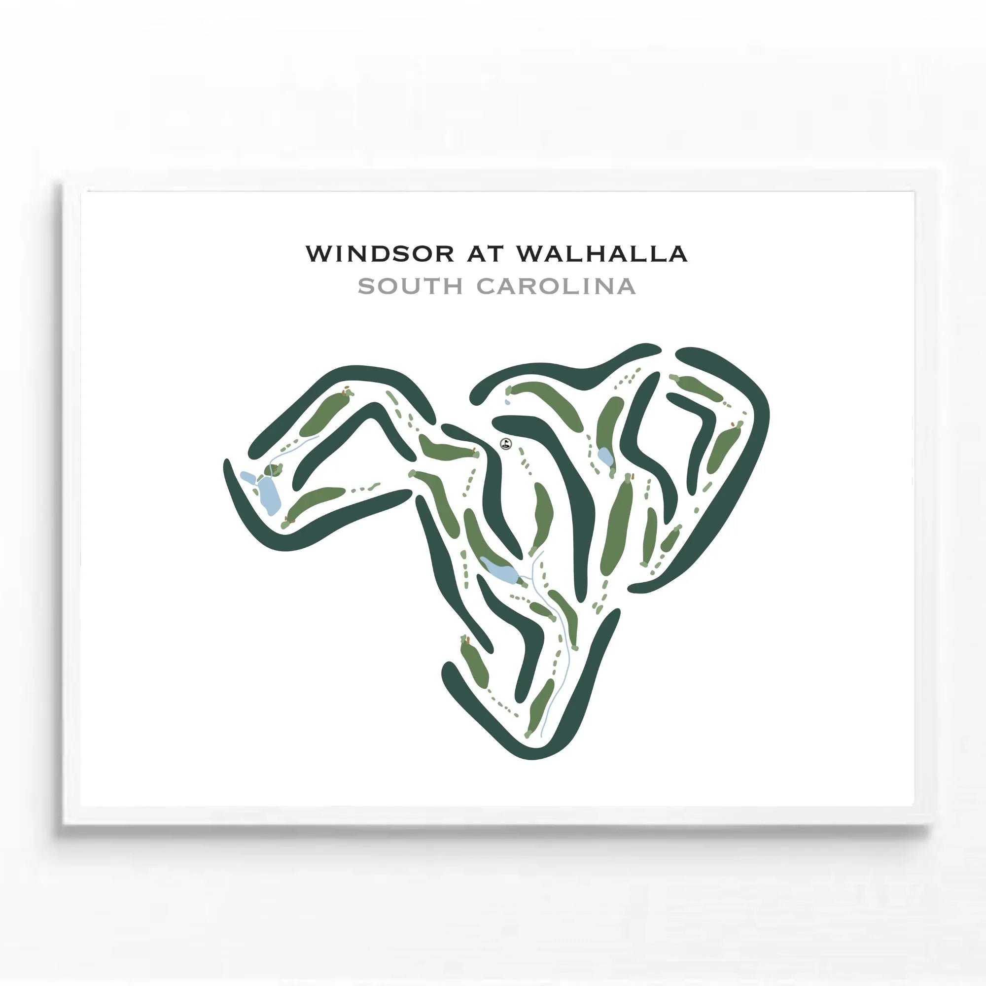 Windsor At Walhalla, South Carolina - Printed Golf Course