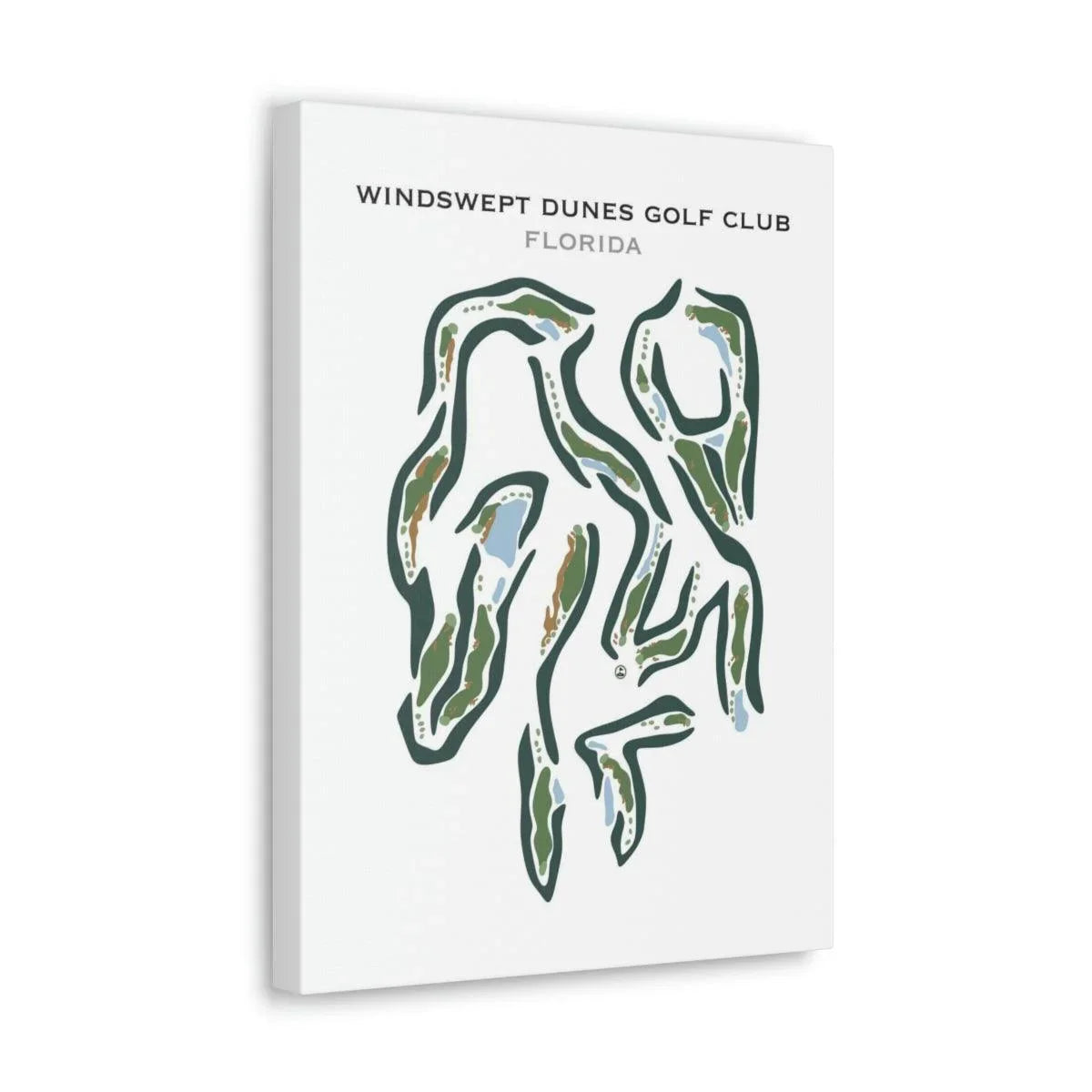 Windswept Dunes Golf Club, Florida - Printed Golf Courses