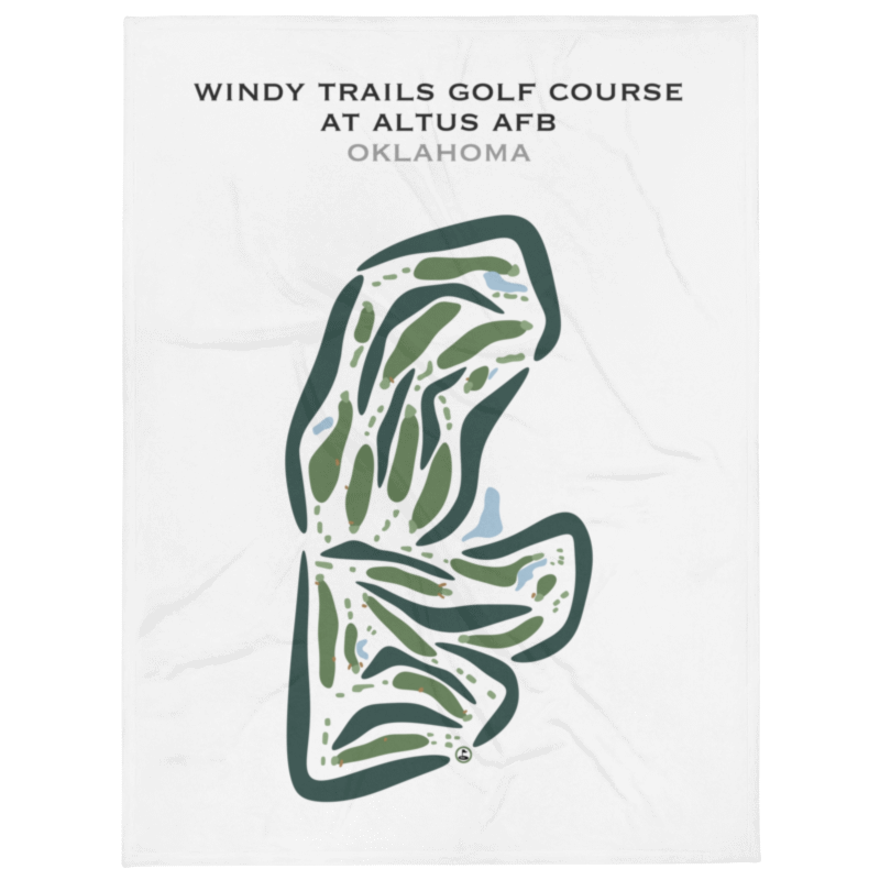 Windy Trails Golf Course at Altus AFB, Oklahoma - Printed Golf Courses