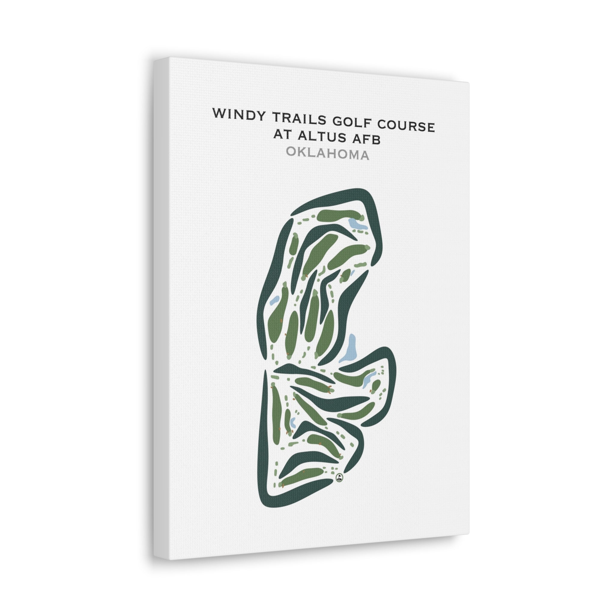 Windy Trails Golf Course at Altus AFB, Oklahoma - Printed Golf Courses