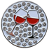 Cheers! Wine Crystal Ball Marker & Hat Clip by ReadyGOLF