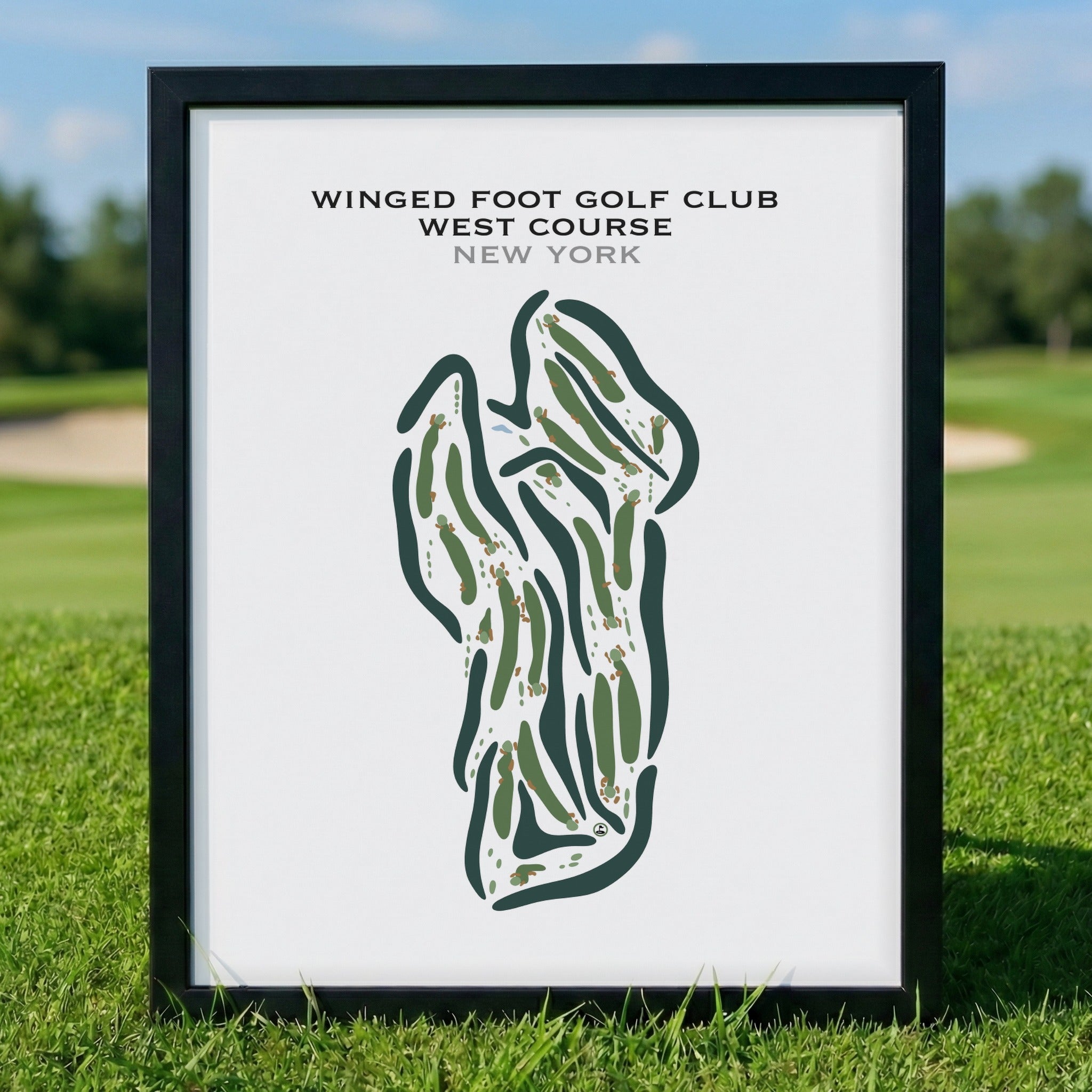 Winged Foot Golf Club - West Course, Westchester Country New York. - Printed Golf Courses