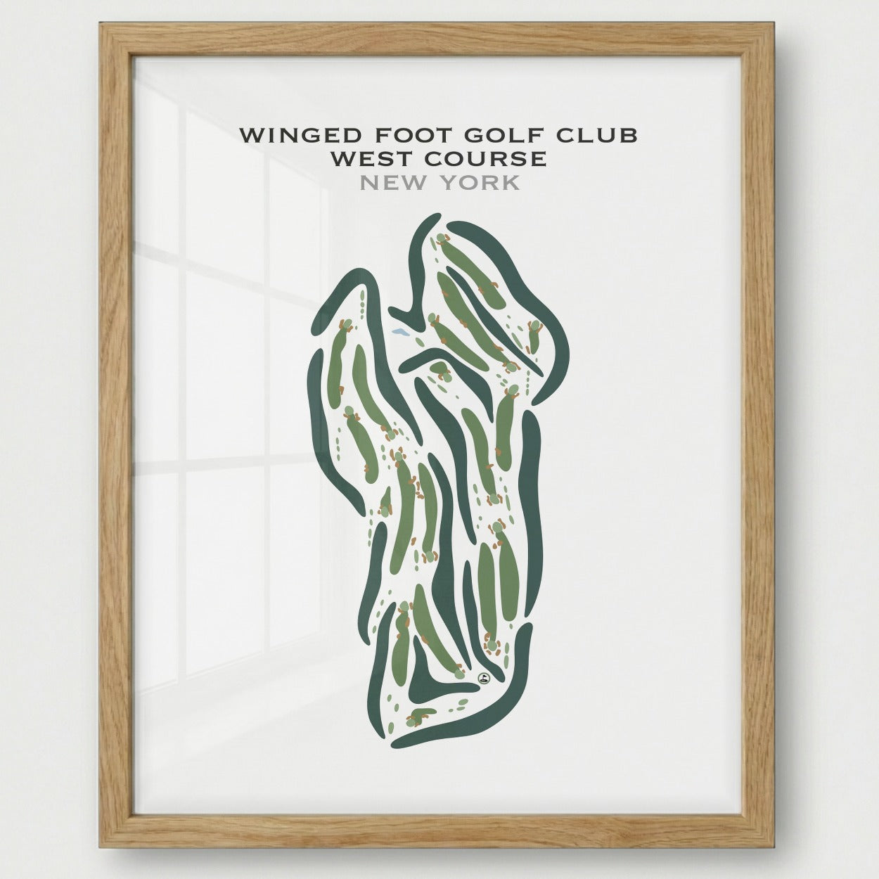 Winged Foot Golf Club - West Course, Westchester Country New York. - Printed Golf Courses