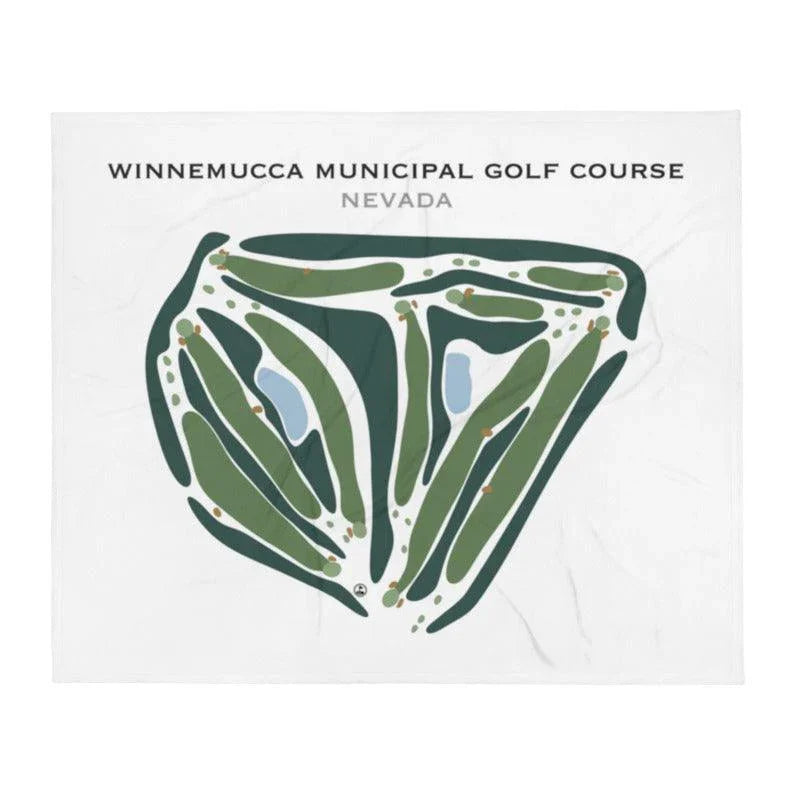 Winnemucca Municipal Golf Course, Nevada - Printed Golf Courses