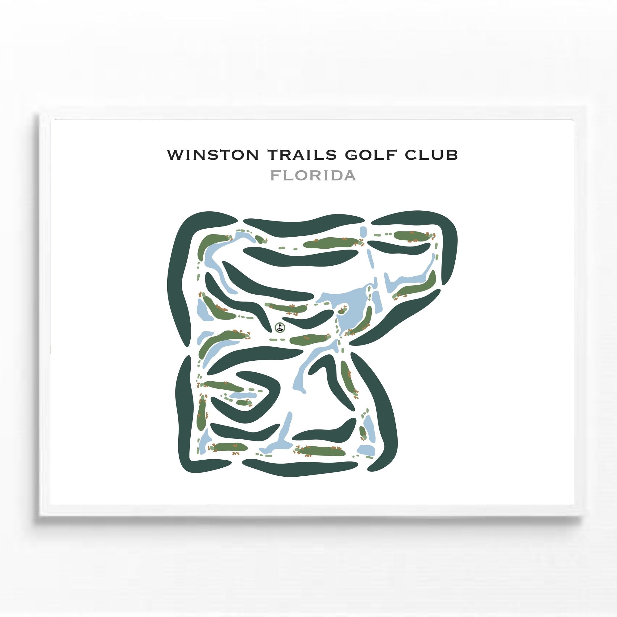 Winston Trails Golf Club, Florida - Printed Golf Courses