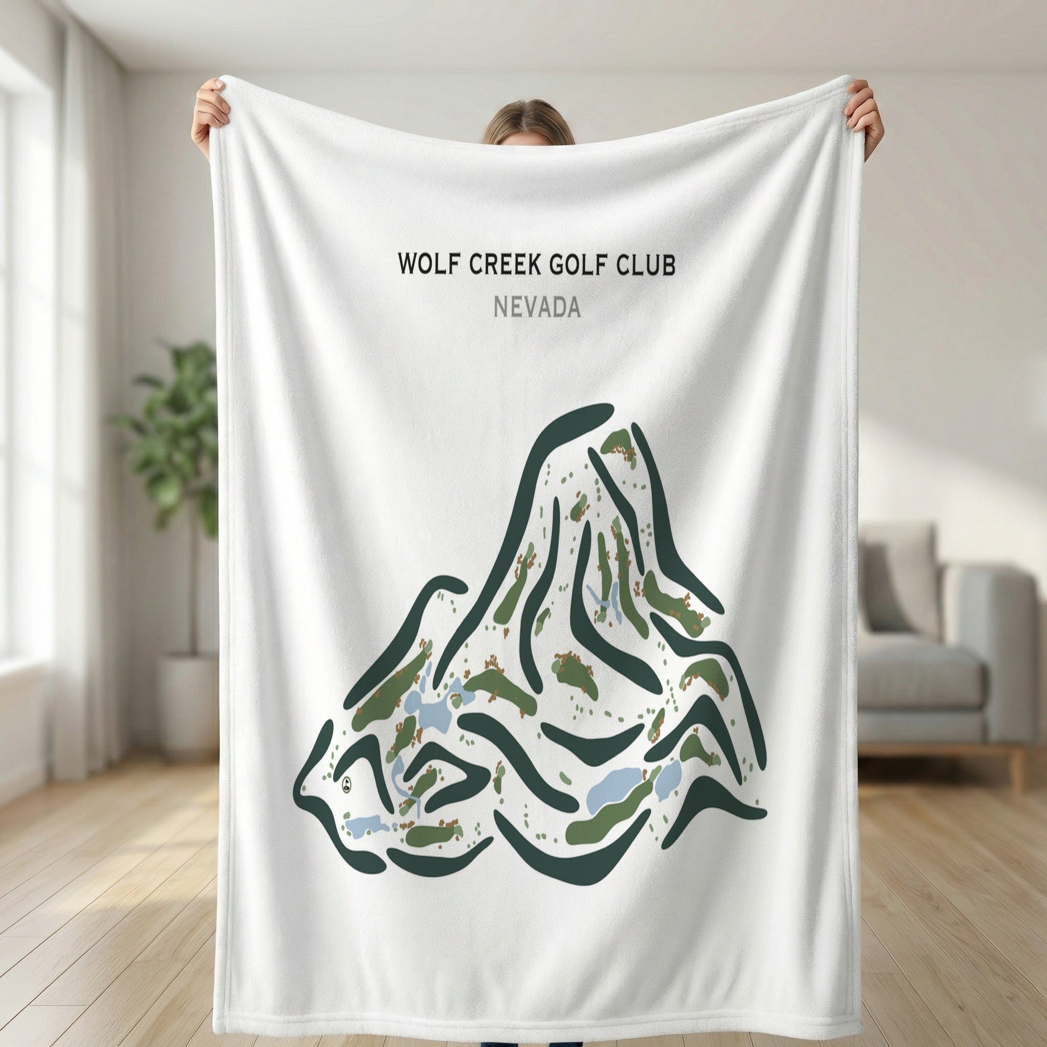 Wolf Creek Golf Club, Mesquite Nevada - Printed Golf Course