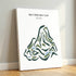 Wolf Creek Golf Club, Mesquite Nevada - Printed Golf Course