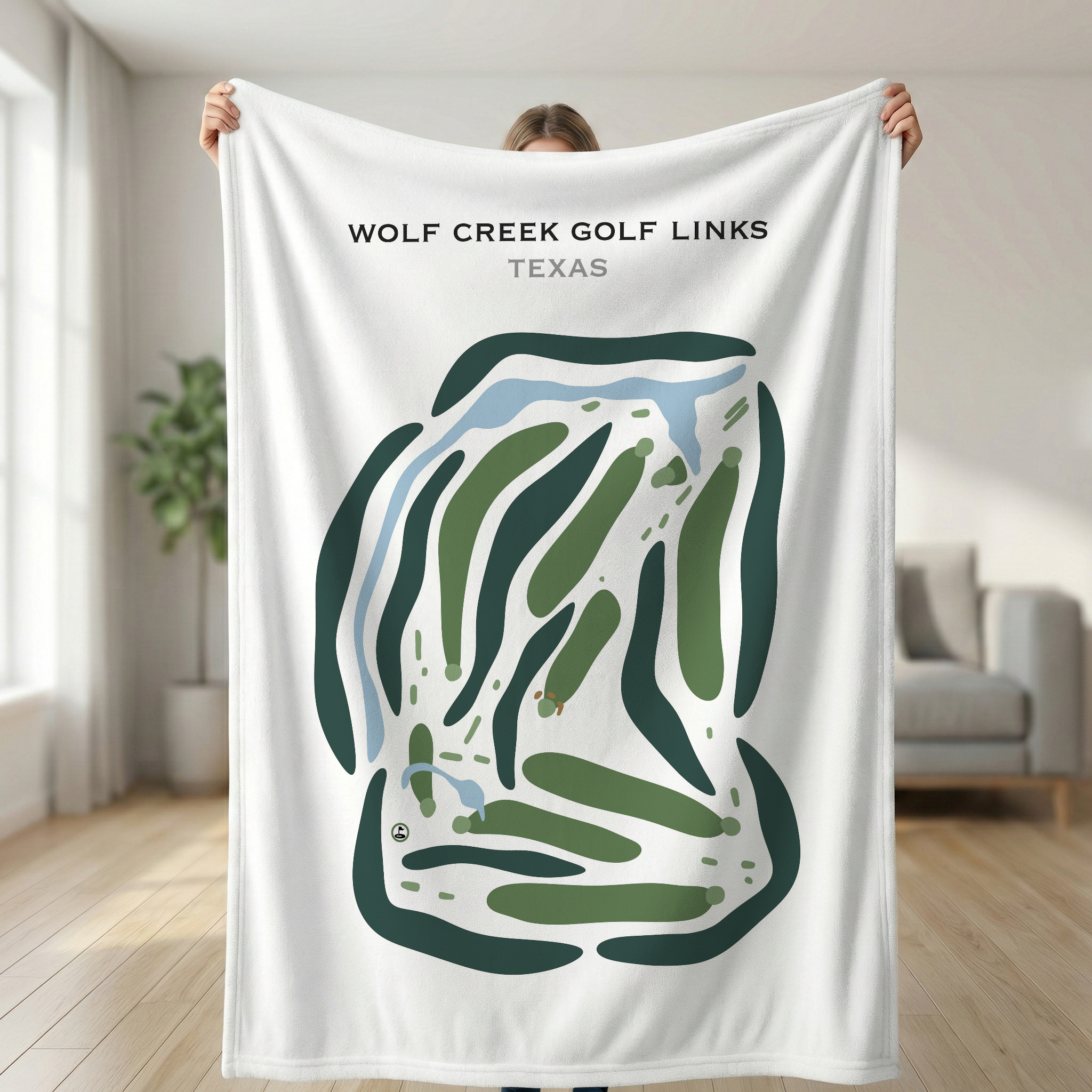 Wolf Creek Golf Links, Texas - Printed Golf Courses
