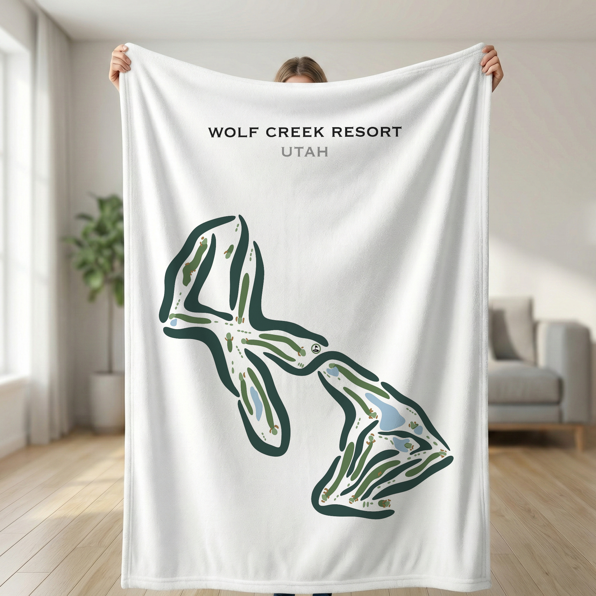Wolf Creek Golf Resort, Eden Utah - Printed Golf Courses