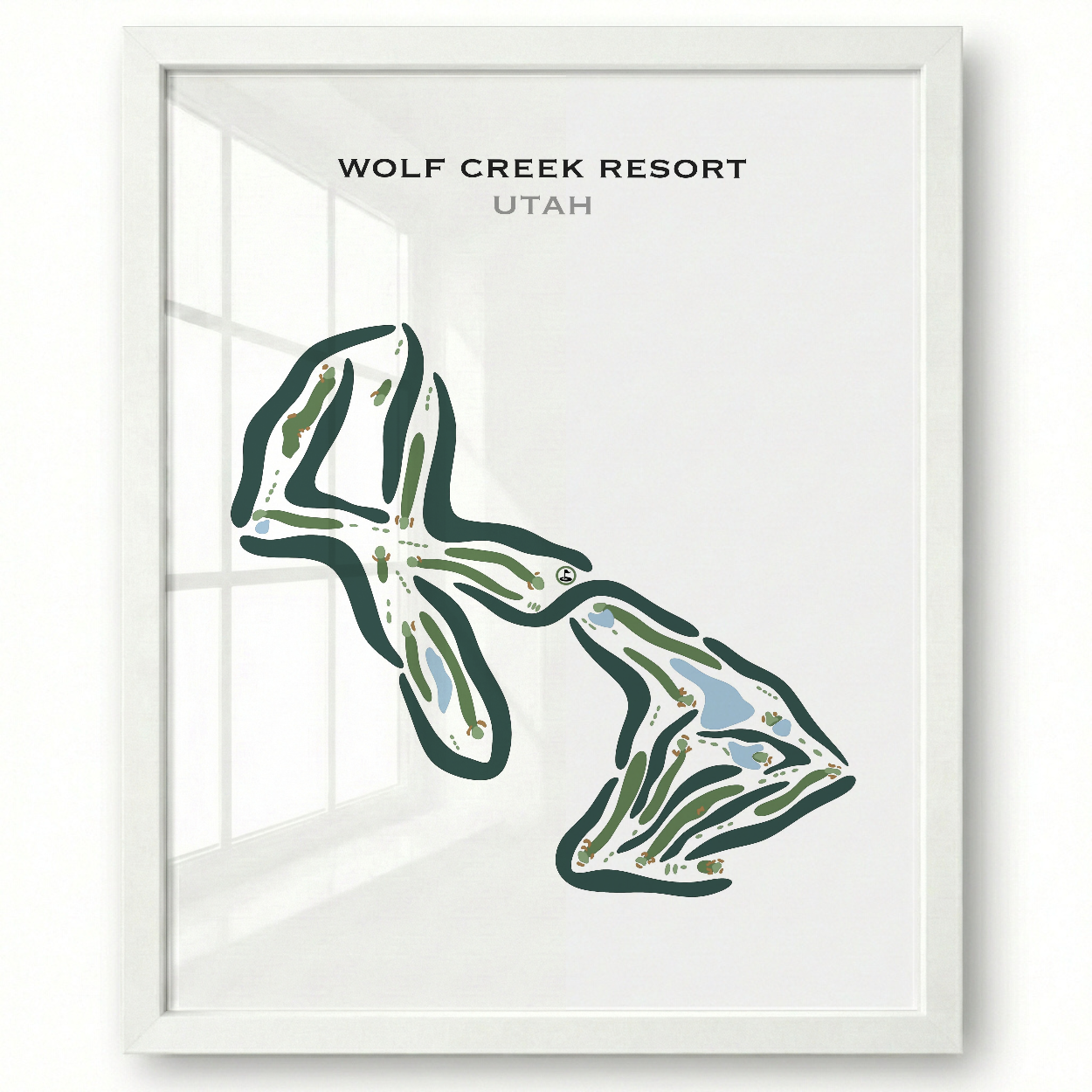 Wolf Creek Golf Resort, Eden Utah - Printed Golf Courses