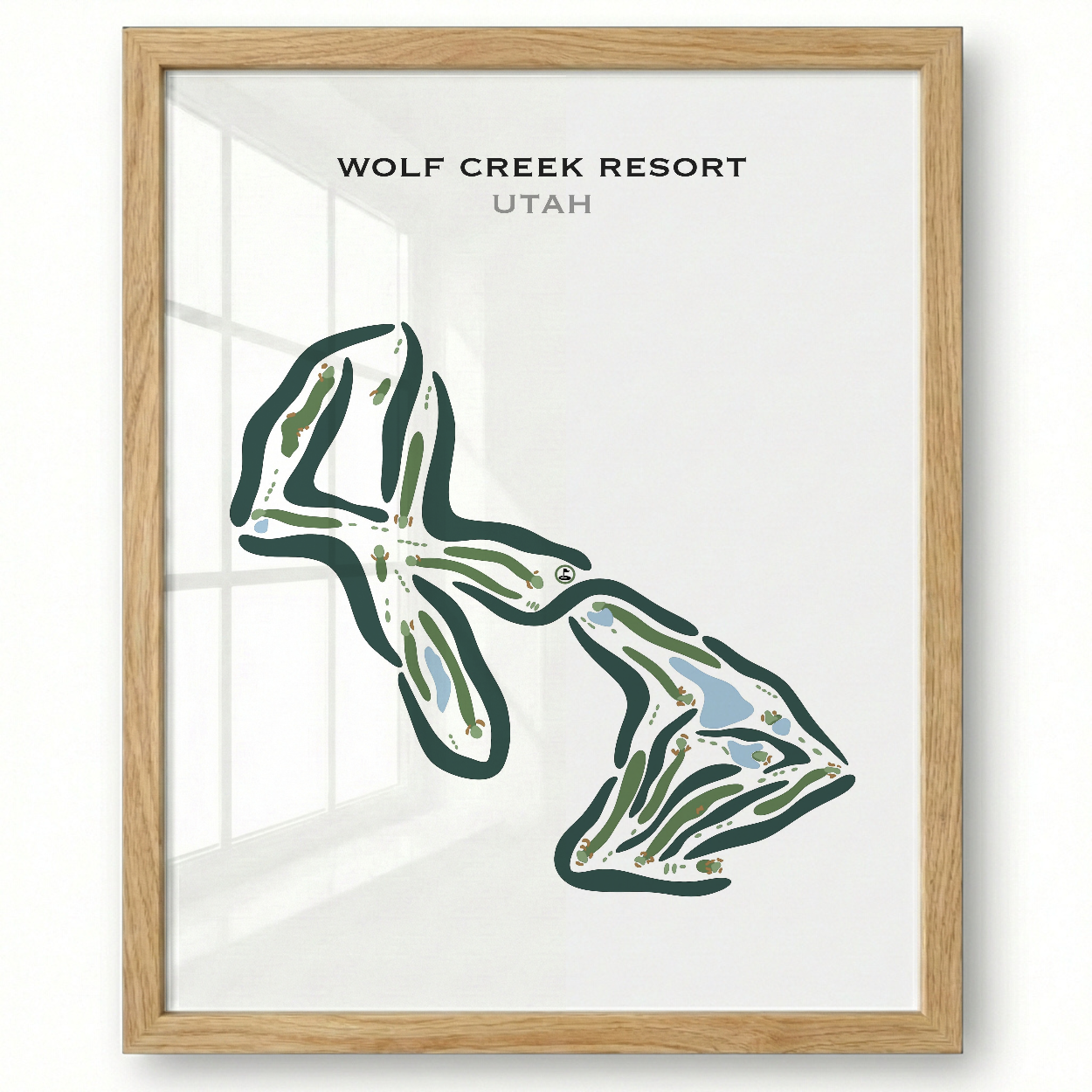 Wolf Creek Golf Resort, Eden Utah - Printed Golf Courses