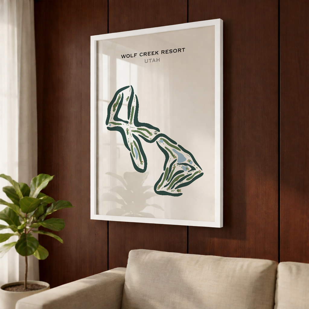 Wolf Creek Golf Resort, Eden Utah - Printed Golf Courses
