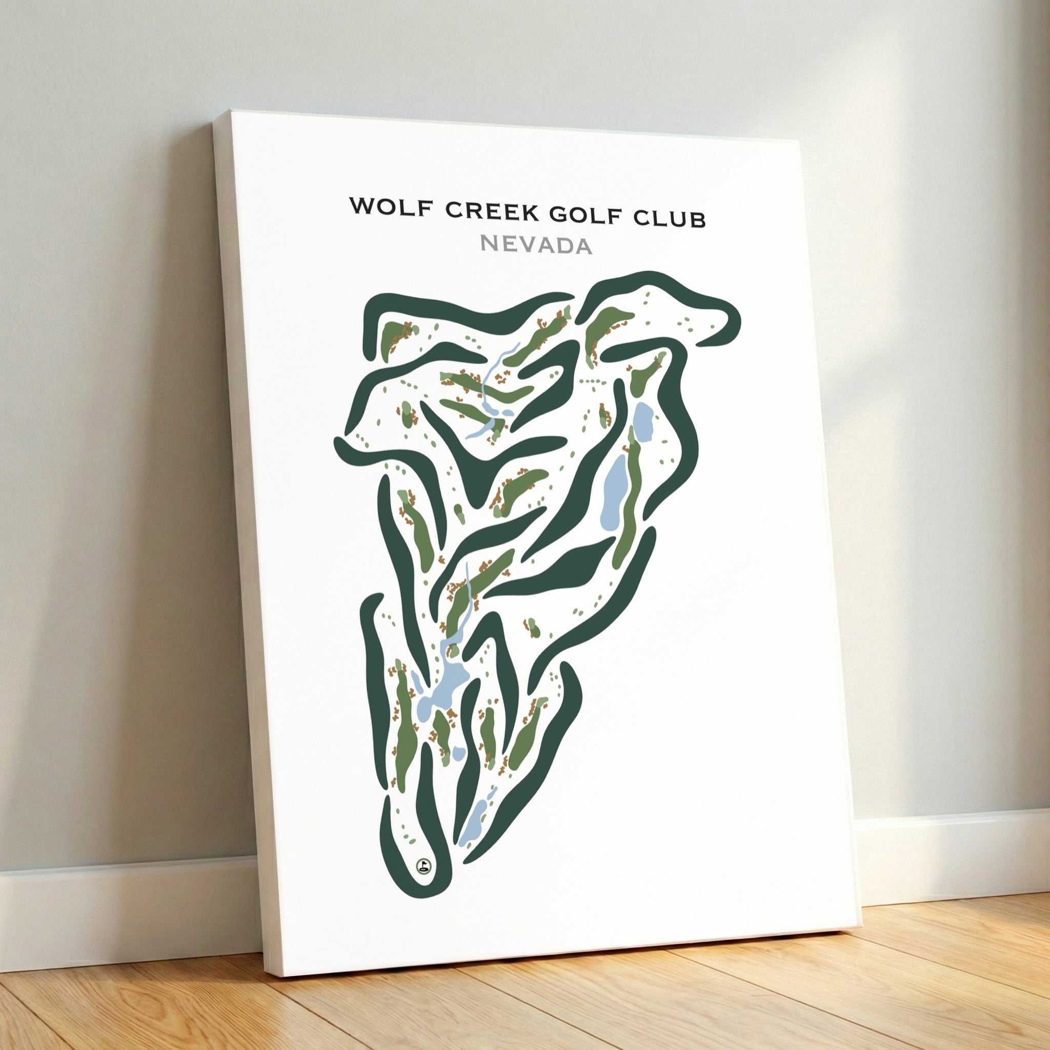 Wolf Creek Golf Club, Mesquite Nevada - Printed Golf Courses