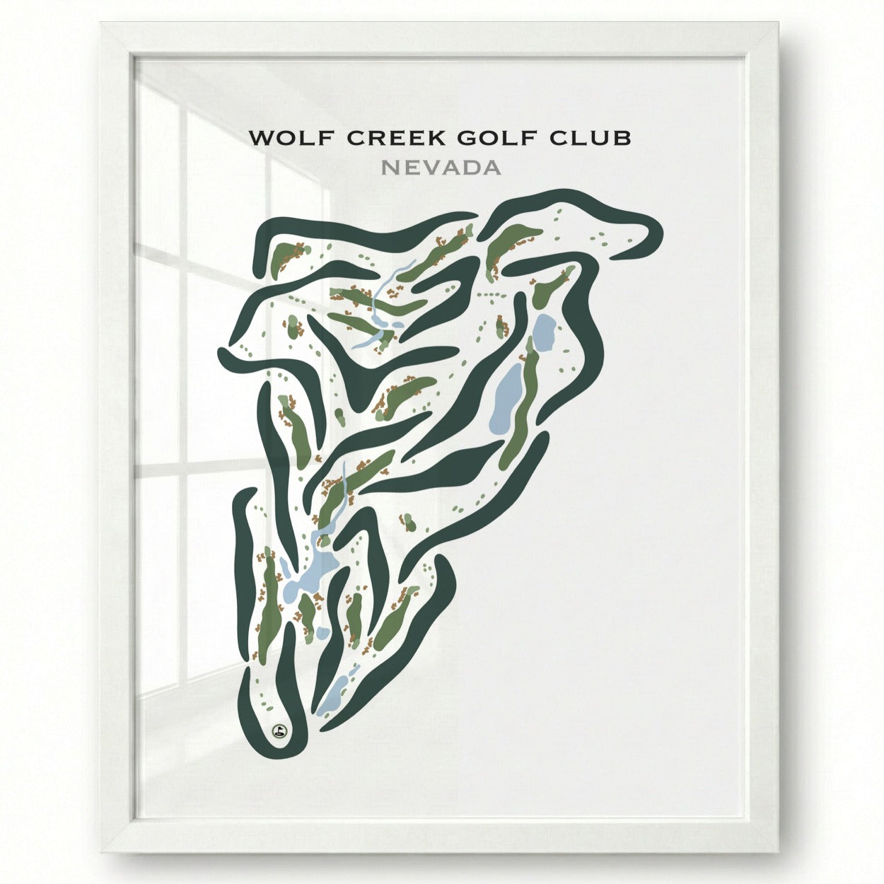 Wolf Creek Golf Club, Mesquite Nevada - Printed Golf Courses