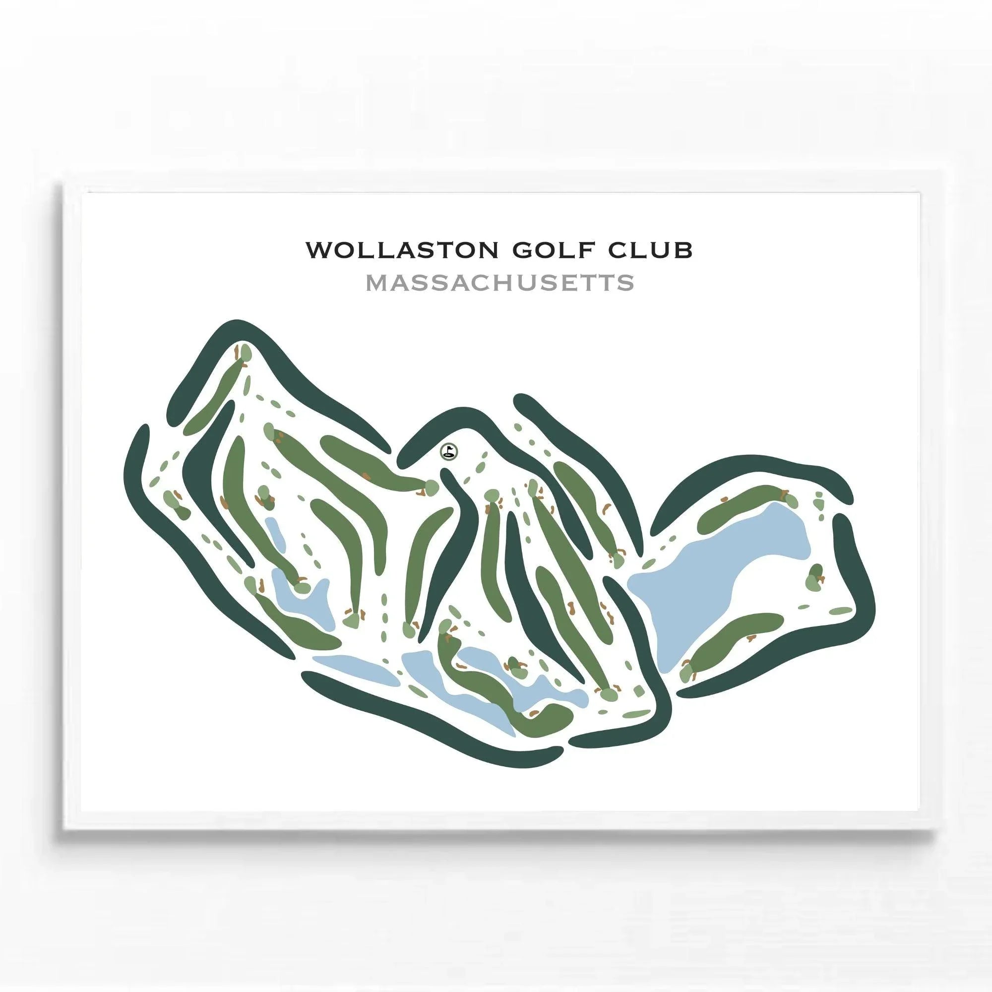Wollaston Golf Club, Massachusetts - Printed Golf Courses