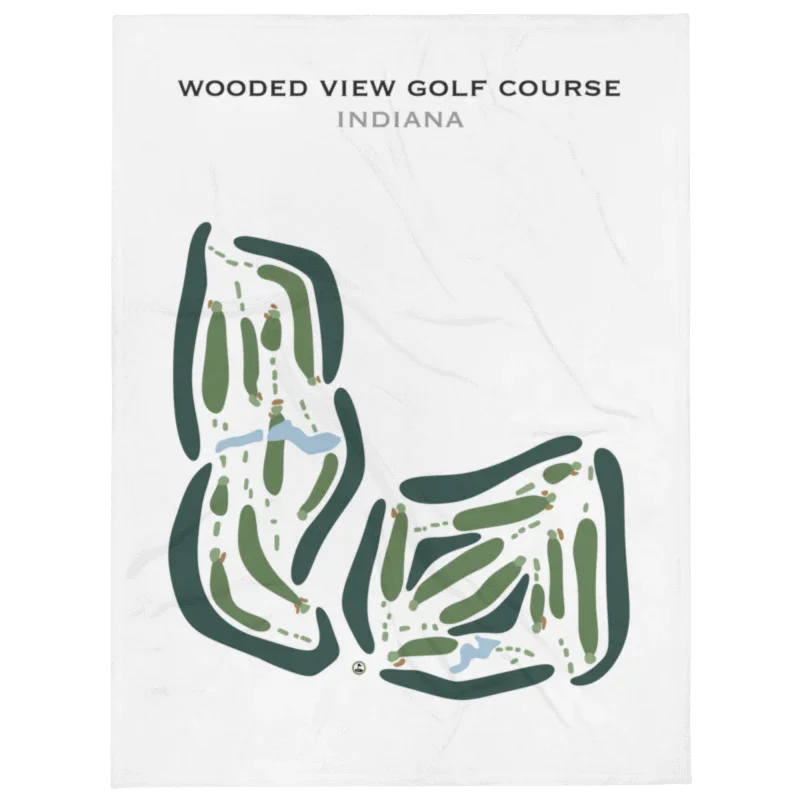 Wooded View Golf Course, Indiana - Printed Golf Courses