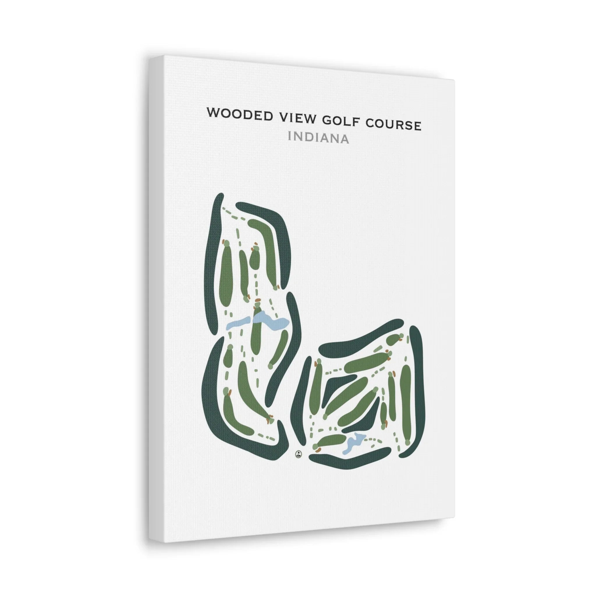 Wooded View Golf Course, Indiana - Printed Golf Courses