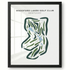 Woodford Lakes Golf Club, Kentucky - Printed Golf Courses