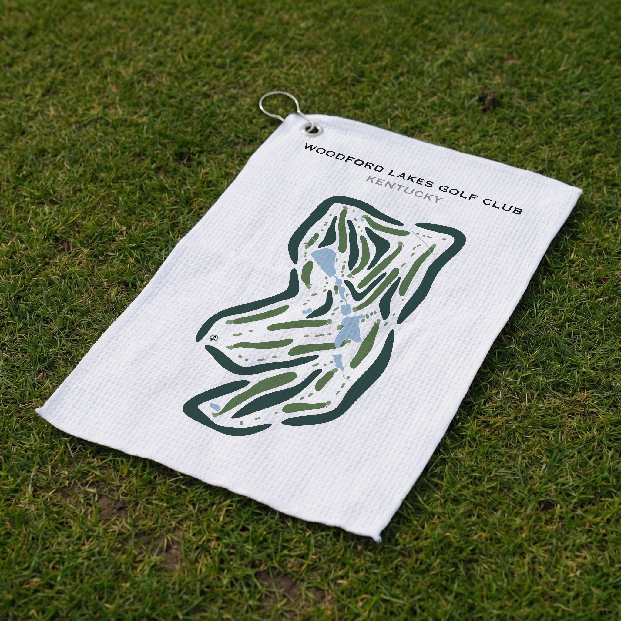 Woodford Lakes Golf Club, Kentucky - Printed Golf Courses