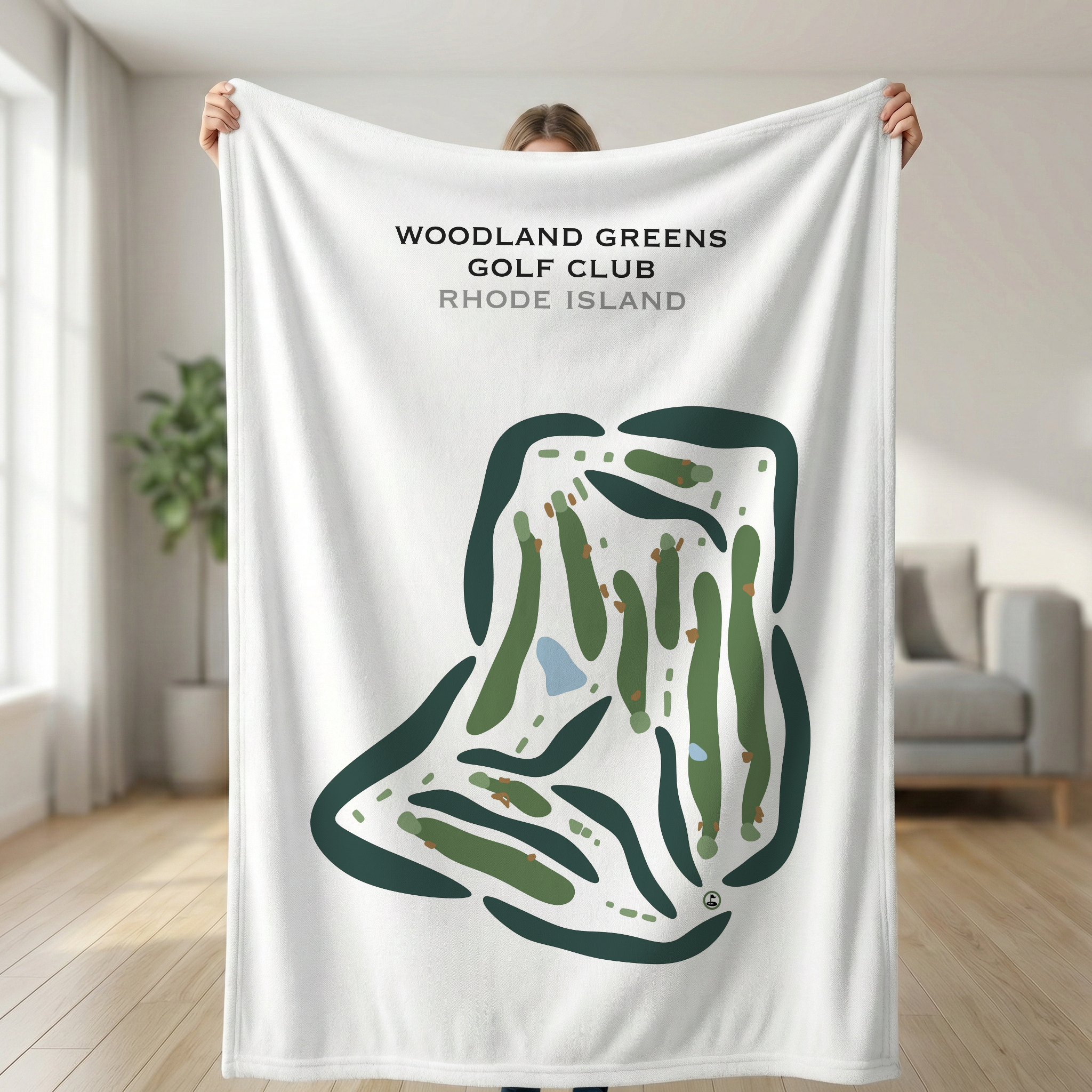 Woodland Greens Golf Club, Rhode Island - Printed Golf Courses