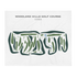 Woodland Hills Golf Course, Iowa - Printed Golf Courses