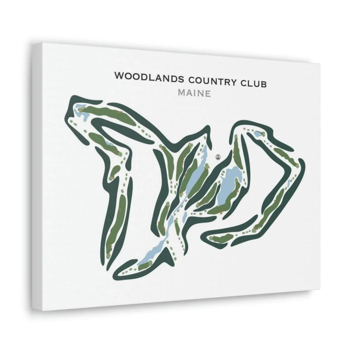 Woodlands Country Club, Maine - Printed Golf Courses