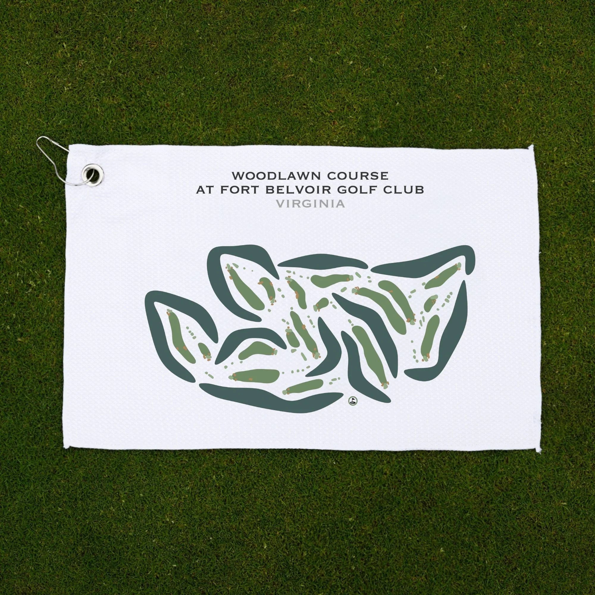 Woodlawn Course at Fort Belvoir Golf Club, Virginia - Printed Golf Courses