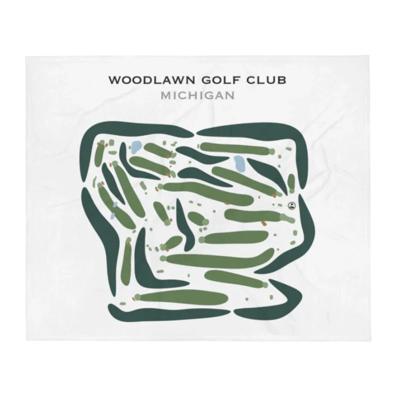 Woodlawn Golf Club, Michigan - Printed Golf Courses