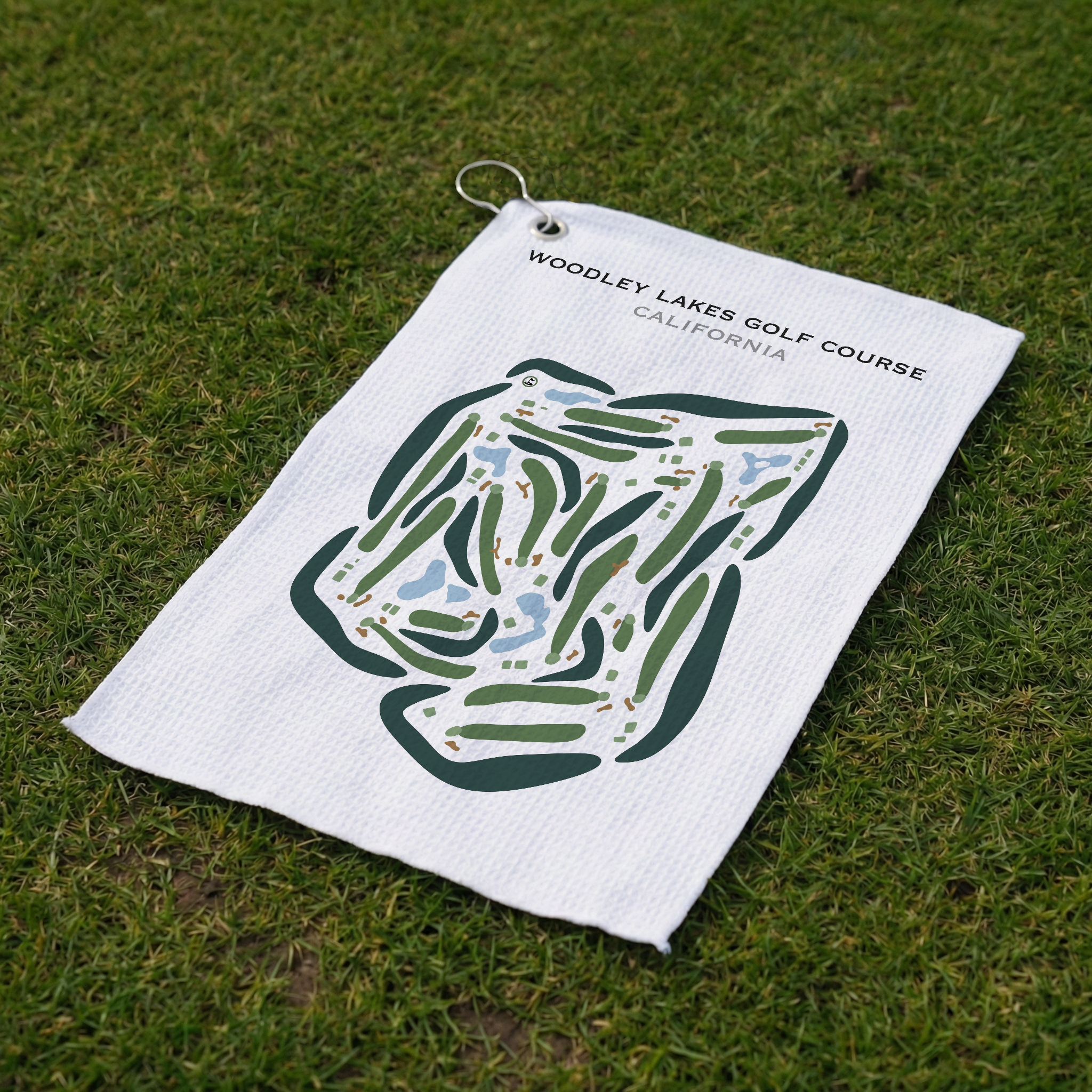 Woodley Lakes Golf Course, California - Printed Golf Courses