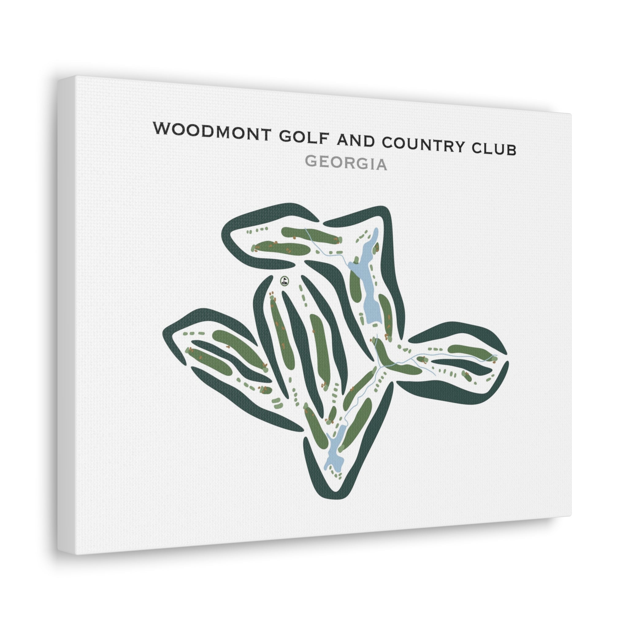 Woodmont Golf and Country Club, Georgia - Printed Golf Courses