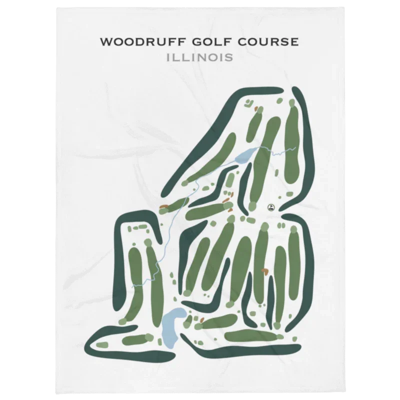 Woodruff Golf Course, Illinois - Printed Golf Courses